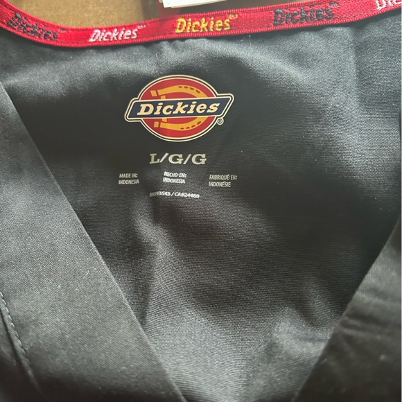 Dickies Mens black scrub top. Size Large. NWOT - Picture 6 of 6